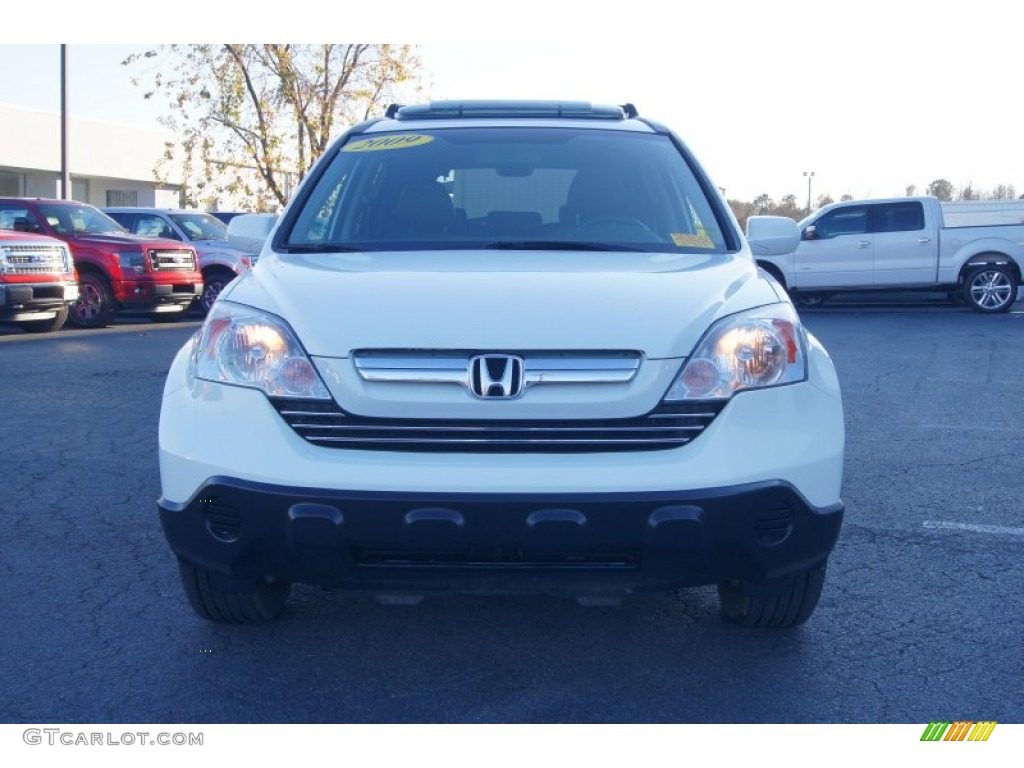 2009 CR-V EX-L 4WD - Taffeta White / Gray photo #7