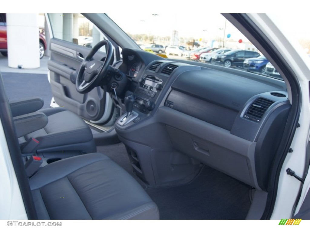 2009 CR-V EX-L 4WD - Taffeta White / Gray photo #16