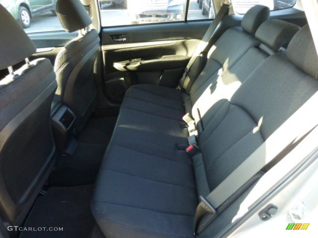 2011 Outback 2.5i Wagon - Steel Silver Metallic / Off Black photo #5