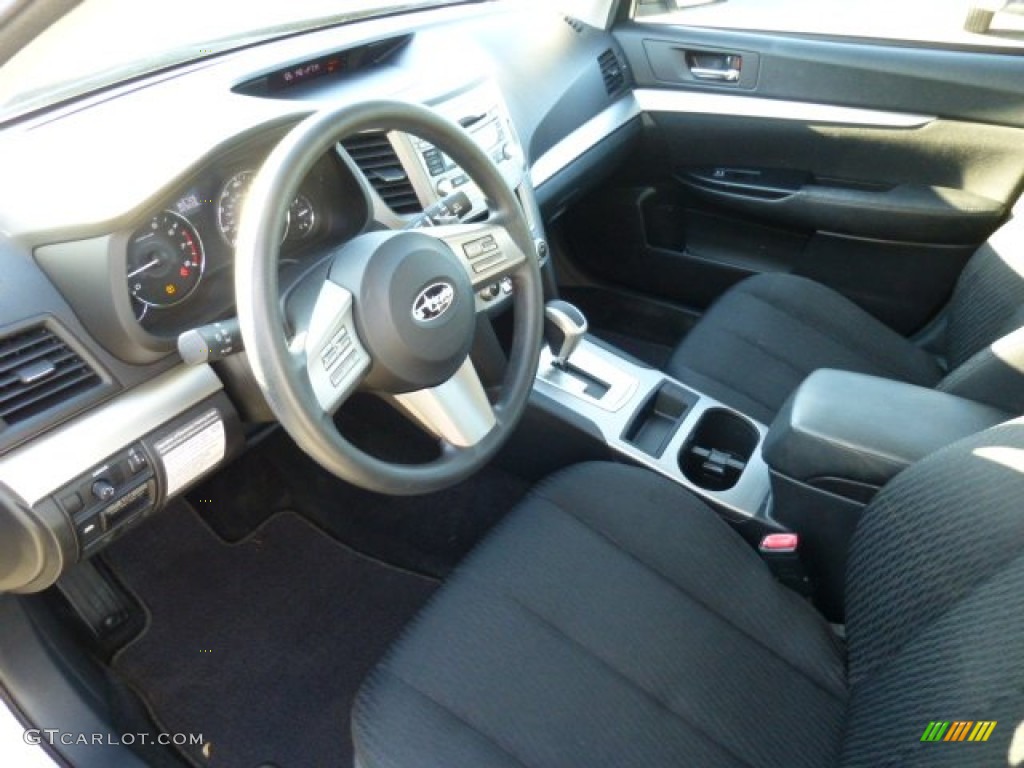 2011 Outback 2.5i Wagon - Steel Silver Metallic / Off Black photo #7