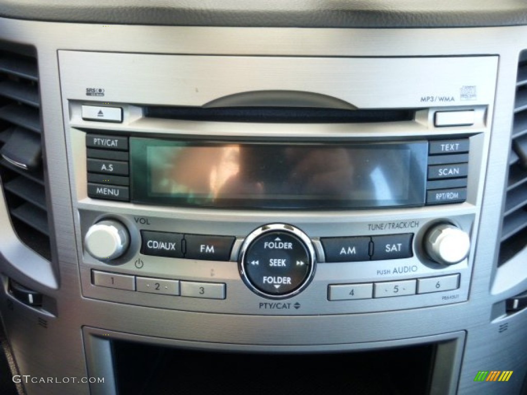 2011 Outback 2.5i Wagon - Steel Silver Metallic / Off Black photo #19