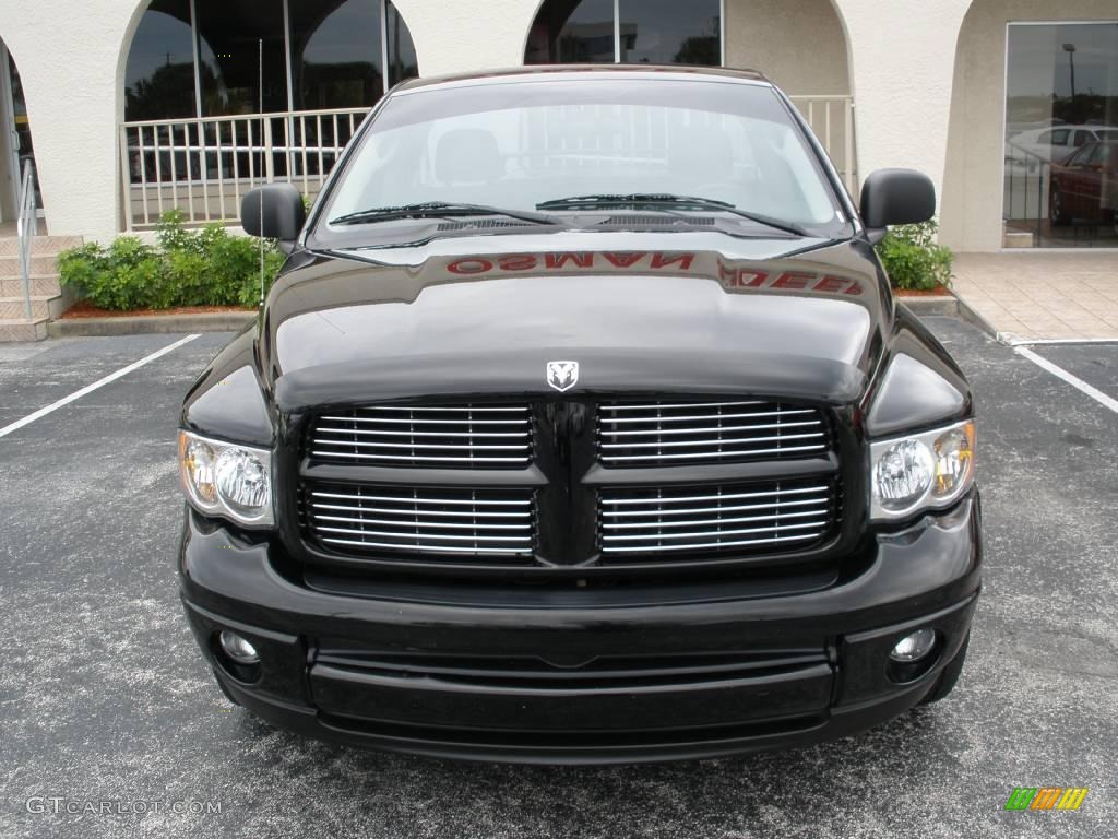 2004 Ram 1500 SLT Regular Cab - Black / Dark Slate Gray photo #1