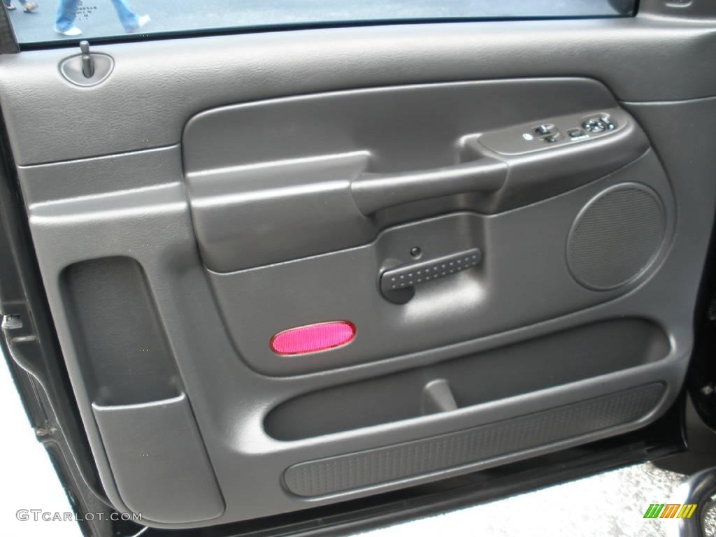 2004 Ram 1500 SLT Regular Cab - Black / Dark Slate Gray photo #10