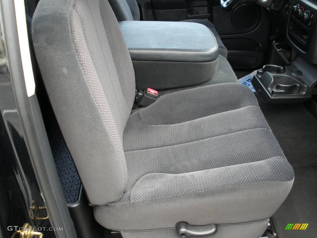 2004 Ram 1500 SLT Regular Cab - Black / Dark Slate Gray photo #14