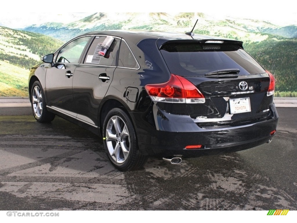 2013 Venza XLE AWD - Attitude Black Metallic / Ivory photo #2