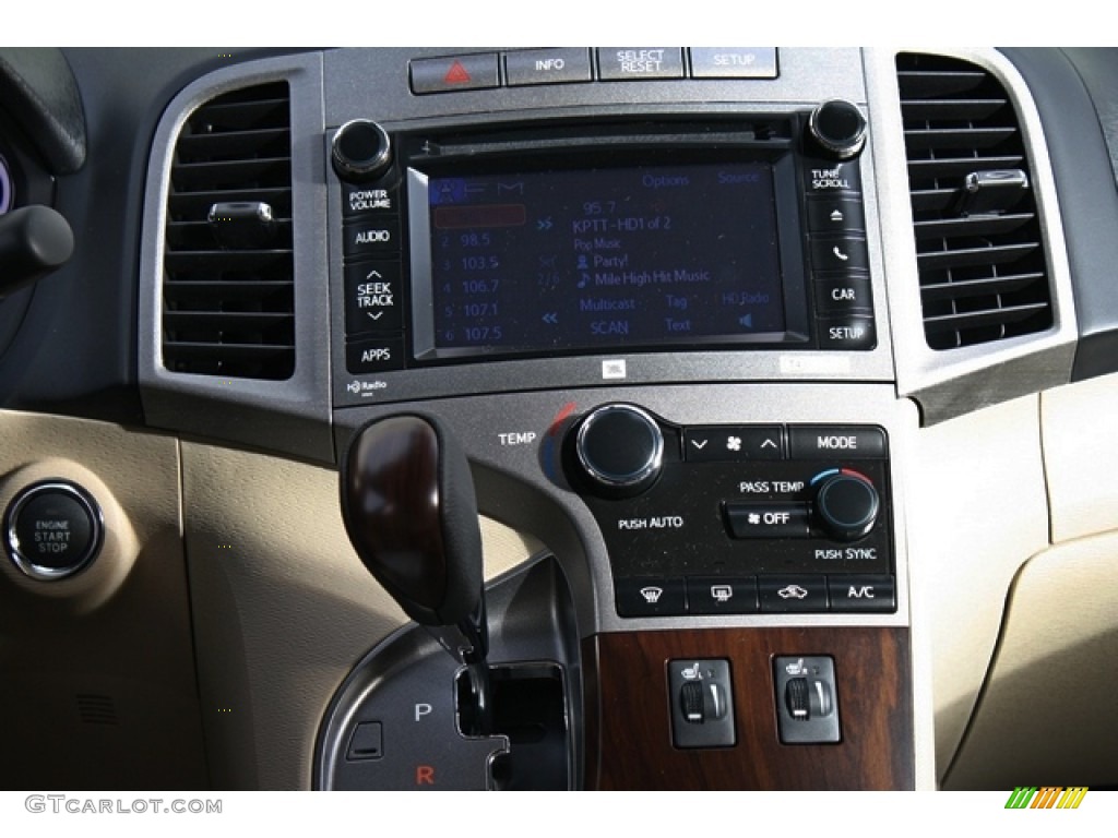 2013 Venza XLE AWD - Attitude Black Metallic / Ivory photo #6