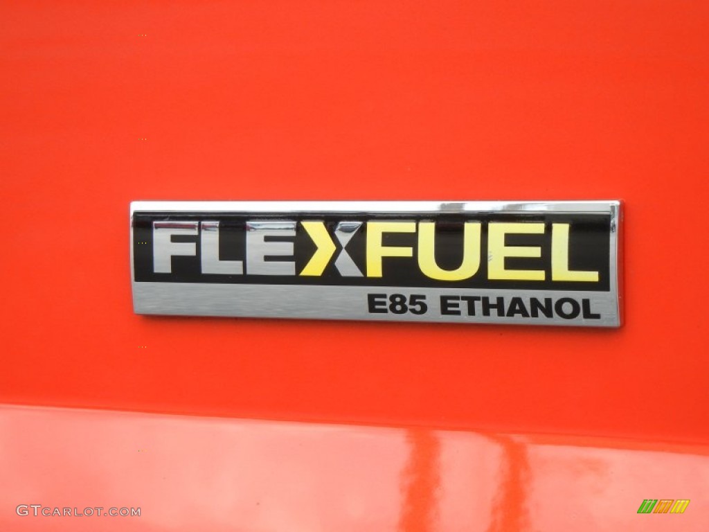 2009 Avalanche LTZ 4x4 - Inferno Orange Metallic / Light Cashmere photo #10