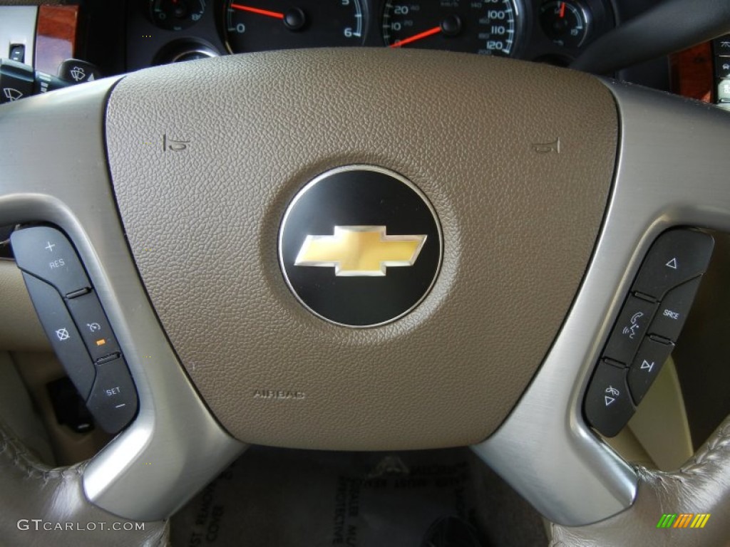 2009 Avalanche LTZ 4x4 - Inferno Orange Metallic / Light Cashmere photo #27