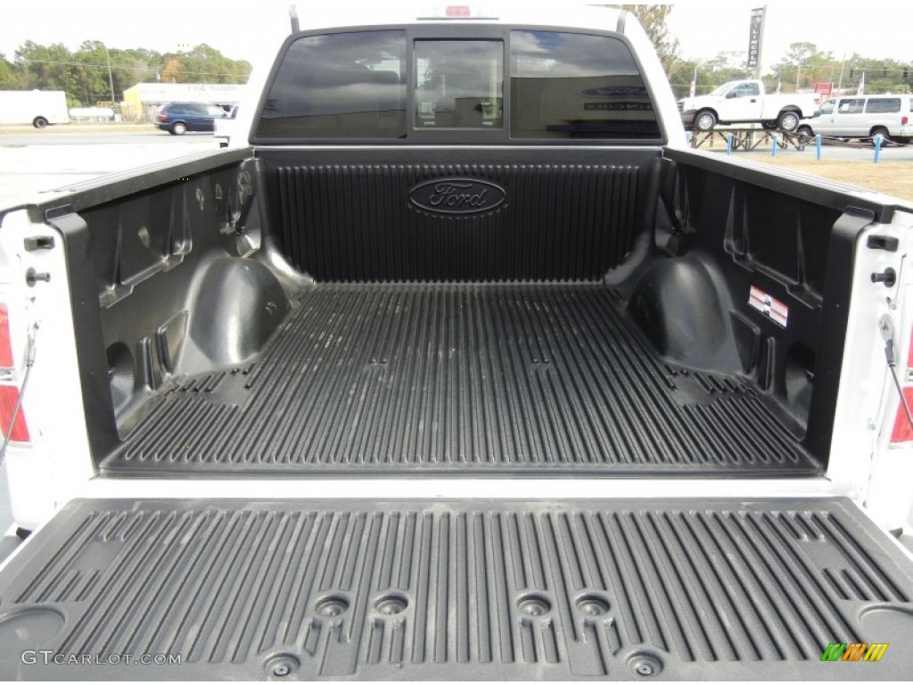 2013 F150 Lariat SuperCrew 4x4 - White Platinum Metallic Tri-Coat / Adobe photo #4