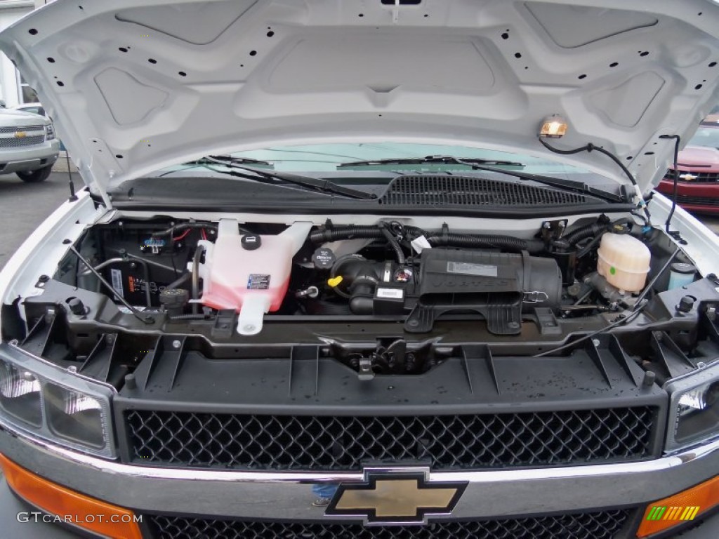 2013 Chevrolet Express 3500 Extended Cargo Van 6.0 Liter Flex-Fuel OHV 16-Valve VVT V8 Engine Photo #74072477