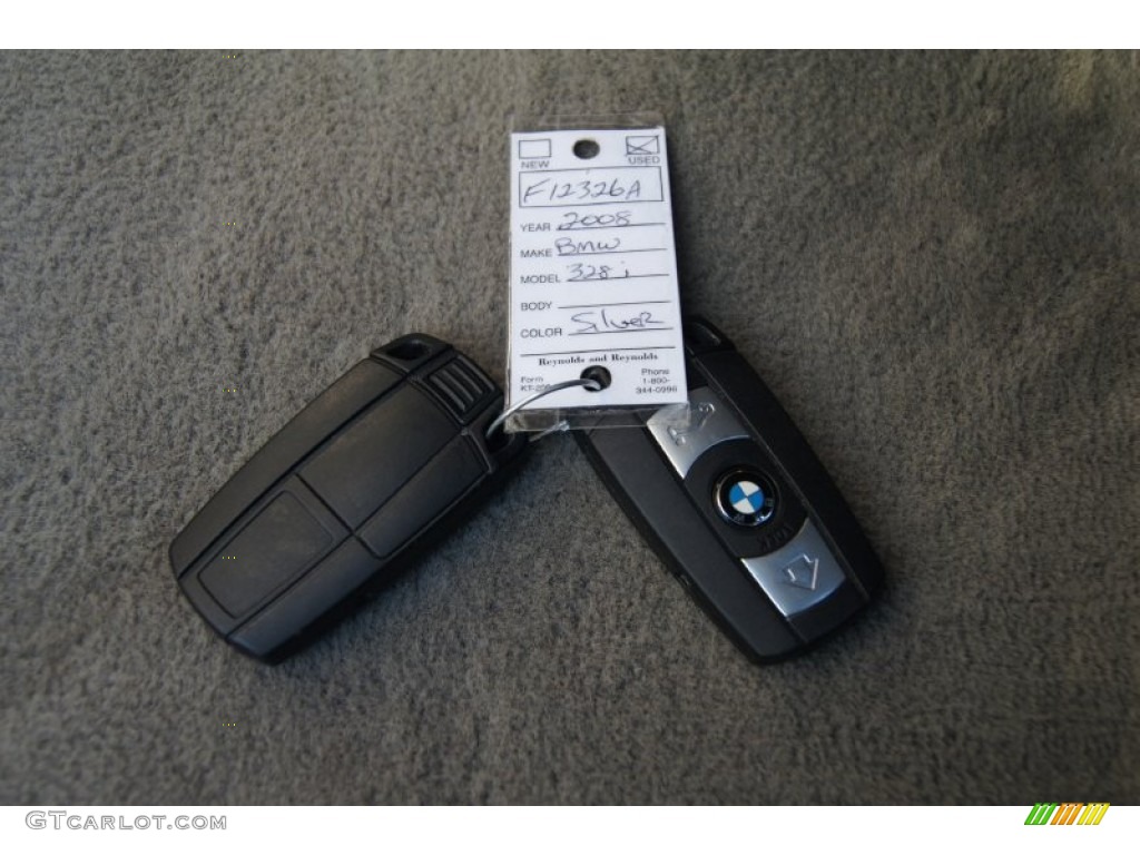 2008 3 Series 328i Coupe - Titanium Silver Metallic / Gray photo #36