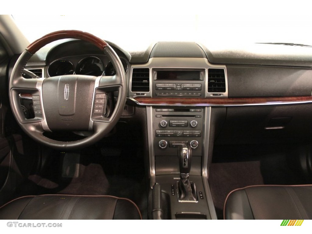 2012 Lincoln MKZ FWD Dark Charcoal Dashboard Photo #74073062