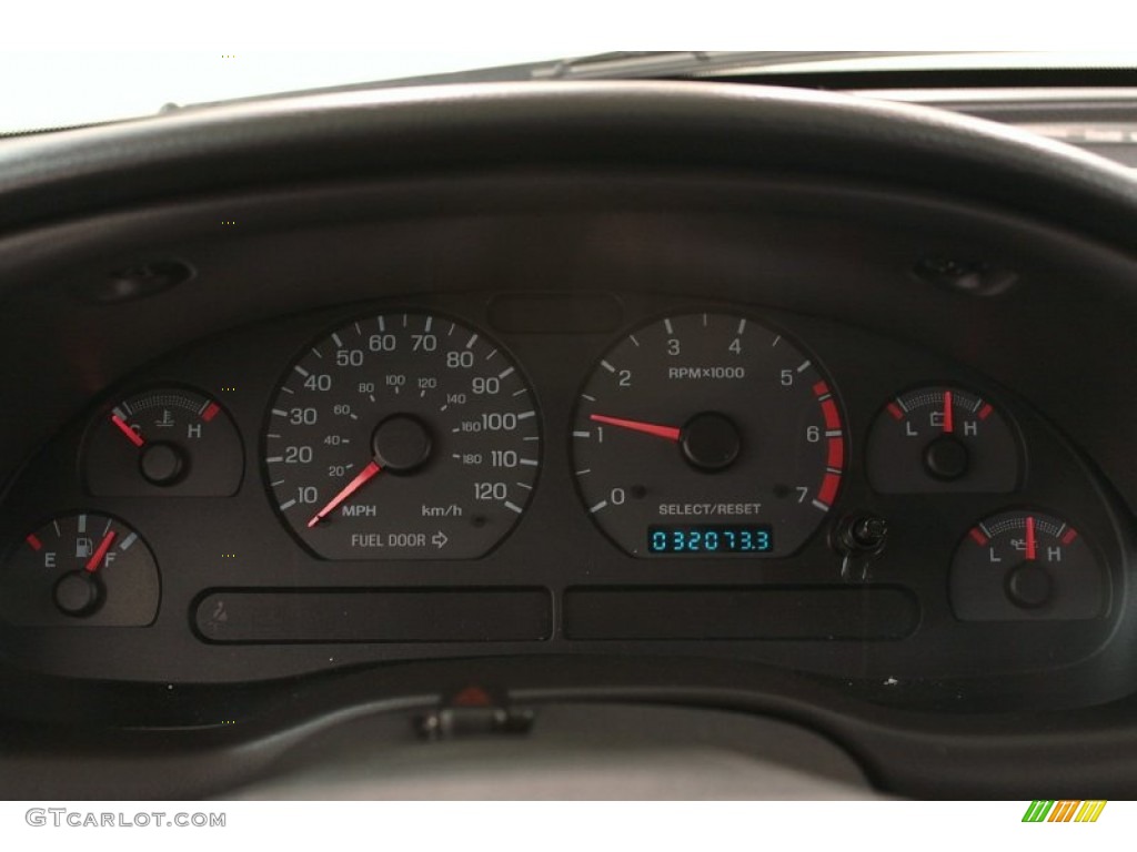 2000 Ford Mustang V6 Coupe Gauges Photo #74073321