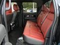Limited Unique Red Leather Rear Seat Photo for 2013 Ford F150 #74073842