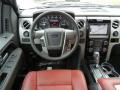 Limited Unique Red Leather Dashboard Photo for 2013 Ford F150 #74073921