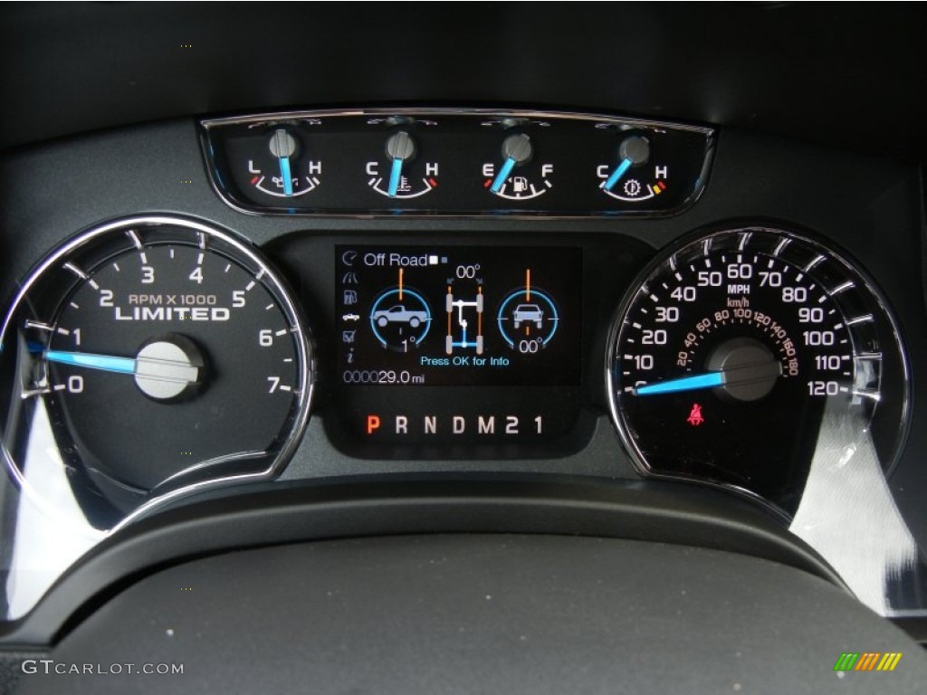 2013 Ford F150 Limited SuperCrew 4x4 Gauges Photo #74073945