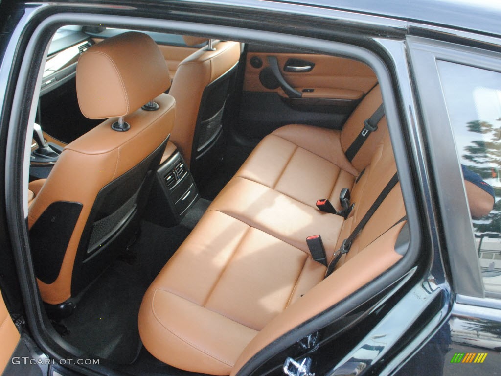 Saddle Brown Dakota Leather Interior 2009 BMW 3 Series 328xi Sport Wagon Photo #74074142