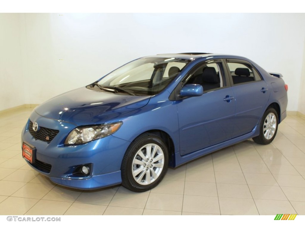Blue Streak Metallic 2010 Toyota Corolla S Exterior Photo #74074466