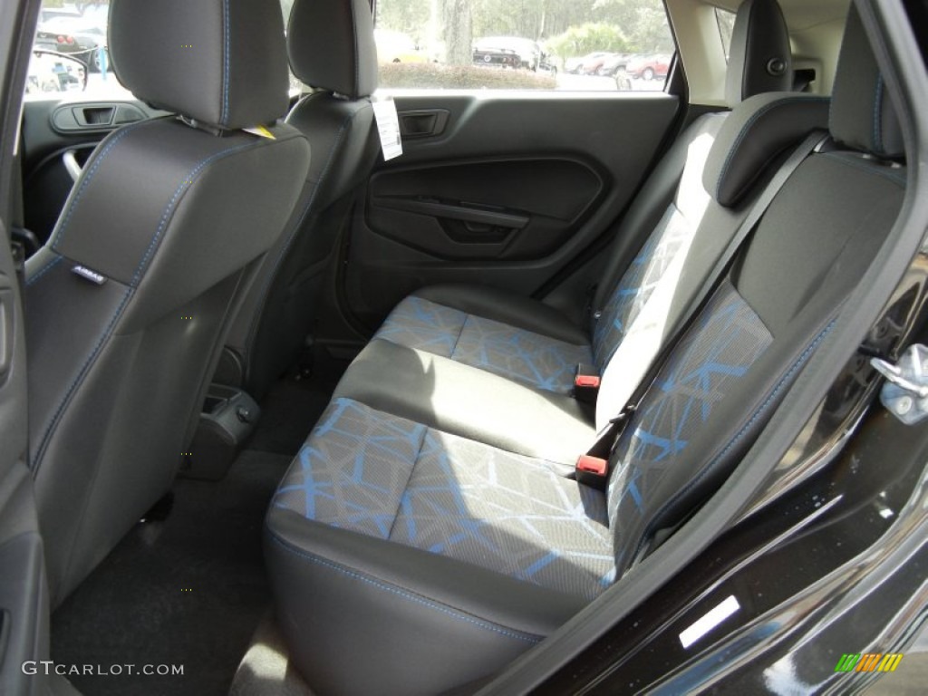 2013 Ford Fiesta SE Hatchback Rear Seat Photo #74074469