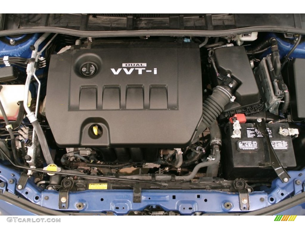 2010 Toyota Corolla S 1.8 Liter DOHC 16-Valve Dual VVT-i 4 Cylinder Engine Photo #74074766