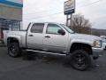 2013 Silver Ice Metallic Chevrolet Silverado 1500 LT Crew Cab 4x4  photo #2