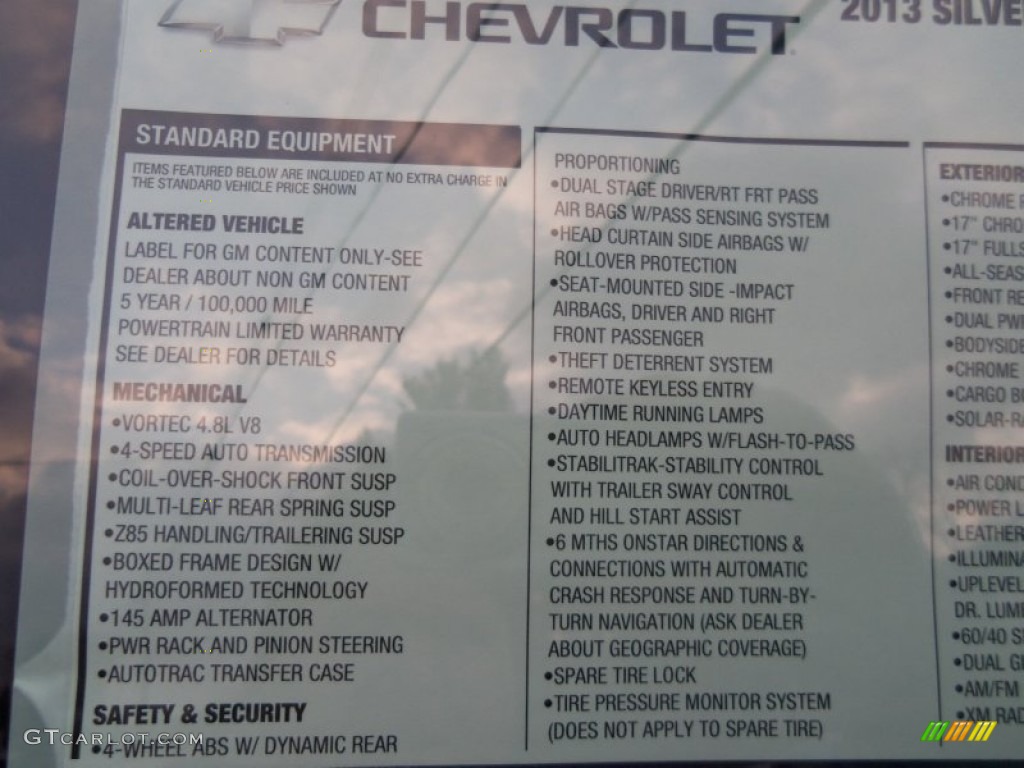 2013 Silverado 1500 LT Crew Cab 4x4 - Silver Ice Metallic / Ebony photo #13