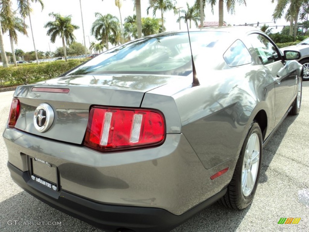 2010 Mustang V6 Coupe - Sterling Grey Metallic / Charcoal Black photo #6