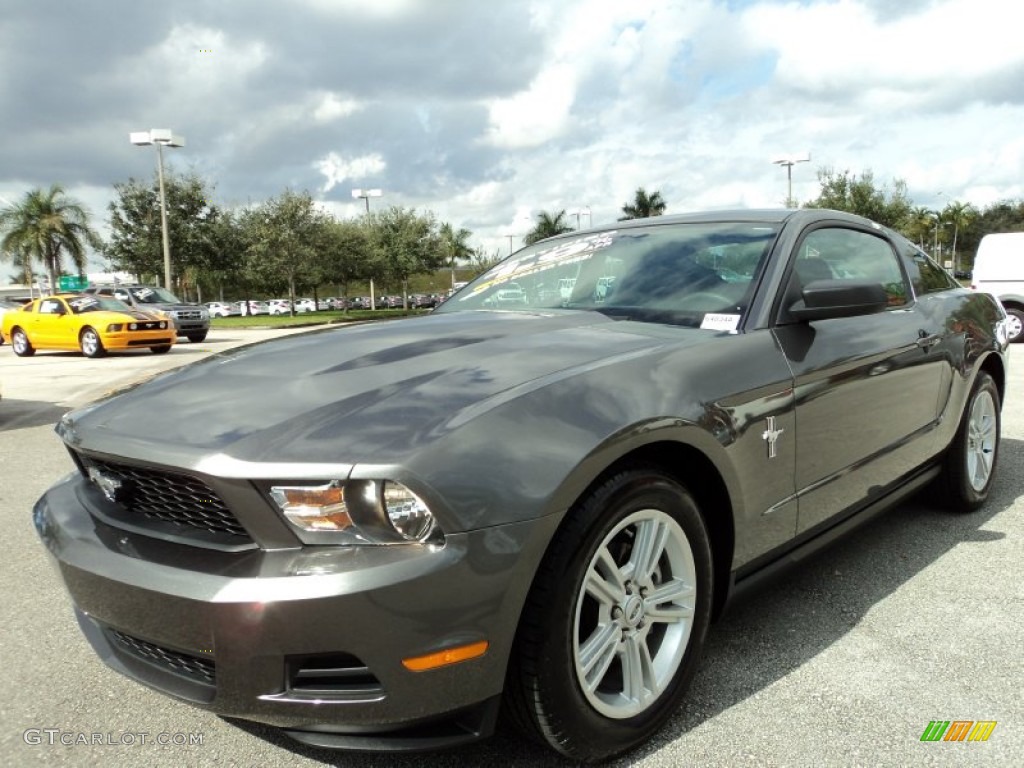 Sterling Grey Metallic 2010 Ford Mustang V6 Coupe Exterior Photo #74076161