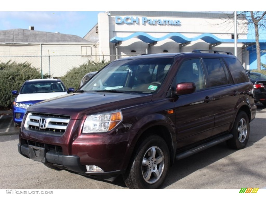 Dark Cherry Pearl Honda Pilot