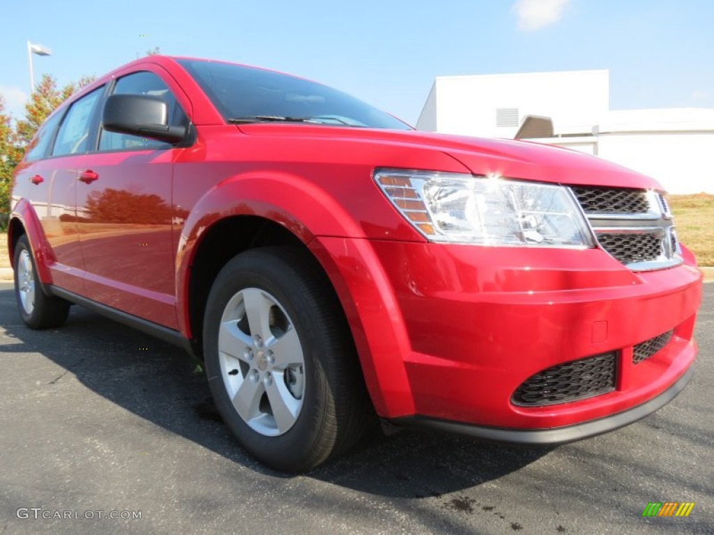 Bright Red 2013 Dodge Journey American Value Package Exterior Photo #74077865