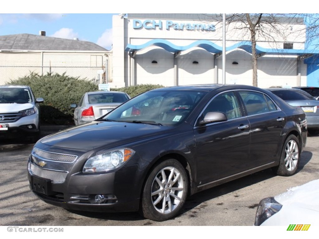 2010 Malibu LTZ Sedan - Taupe Gray Metallic / Ebony photo #1