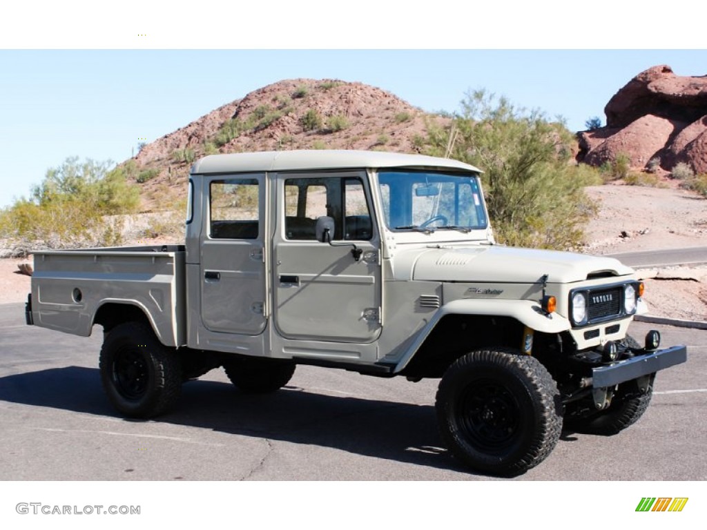 Beige Toyota Land Cruiser