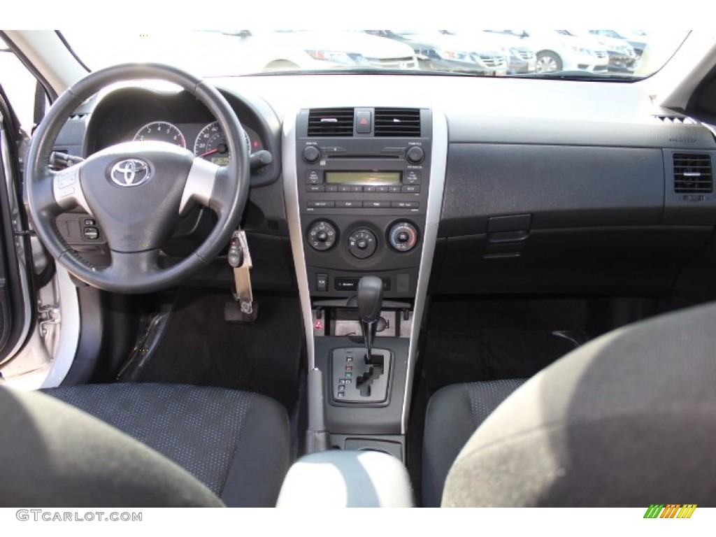 2009 Toyota Corolla S Dark Charcoal Dashboard Photo #74080217