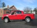 Bright Red 2005 Ford F150 FX4 SuperCrew 4x4 Exterior