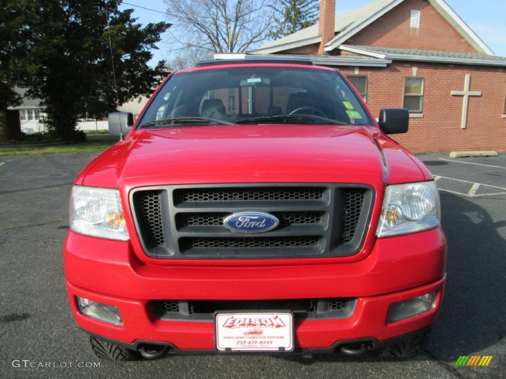 2005 F150 FX4 SuperCrew 4x4 - Bright Red / Black photo #12