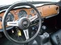 1976 Triumph TR6 Black Interior Steering Wheel Photo