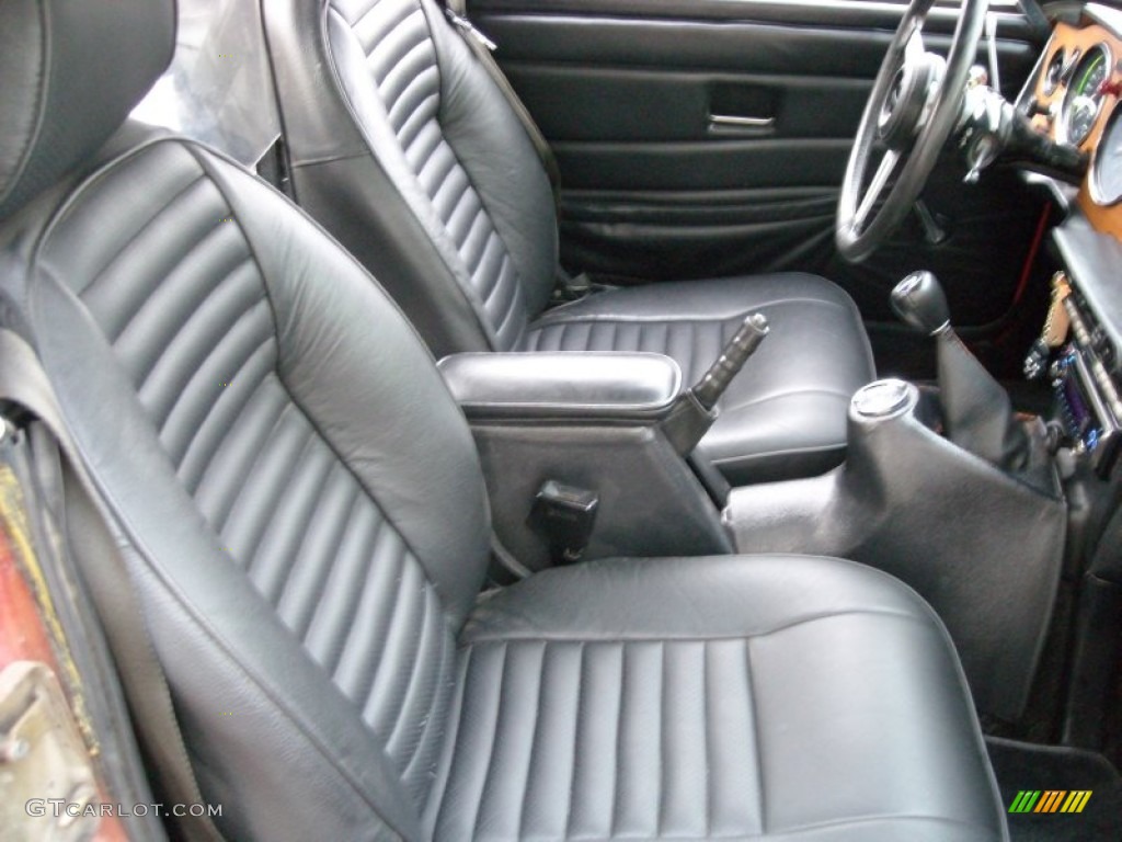 Black Interior 1976 Triumph TR6 Roadster Photo #74081971
