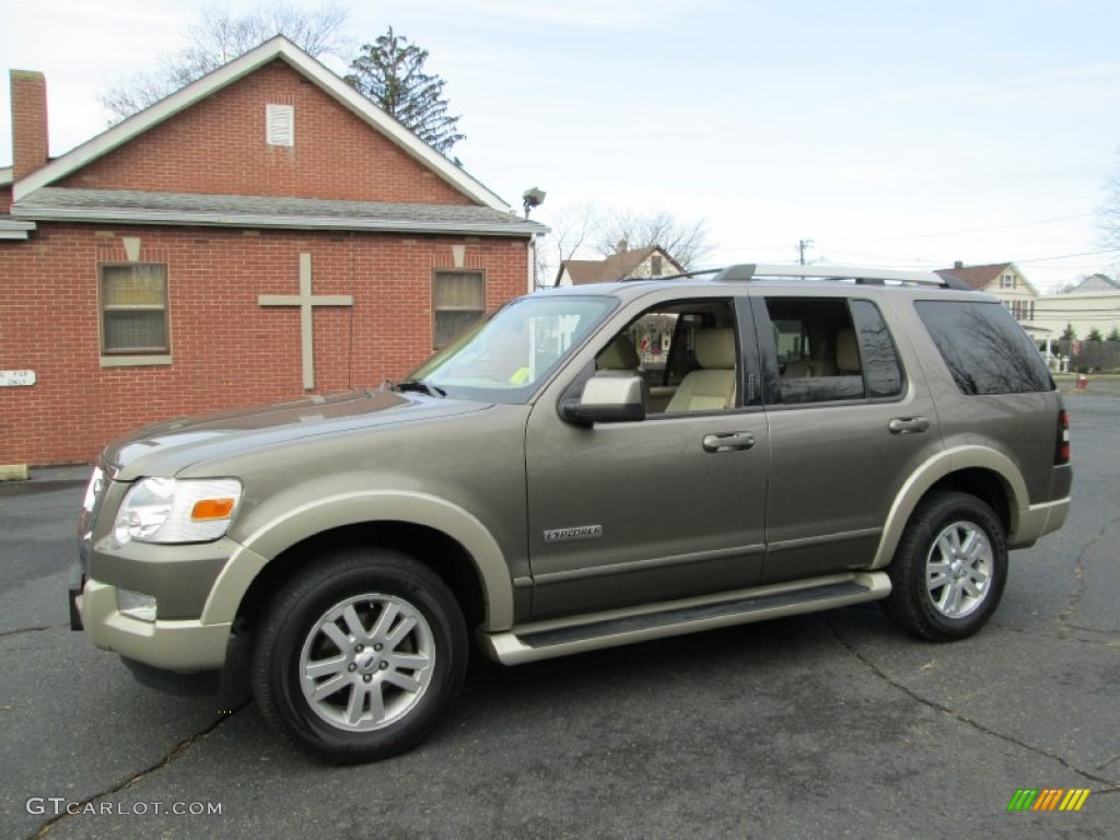 2006 Explorer Eddie Bauer 4x4 - Mineral Grey Metallic / Camel photo #1