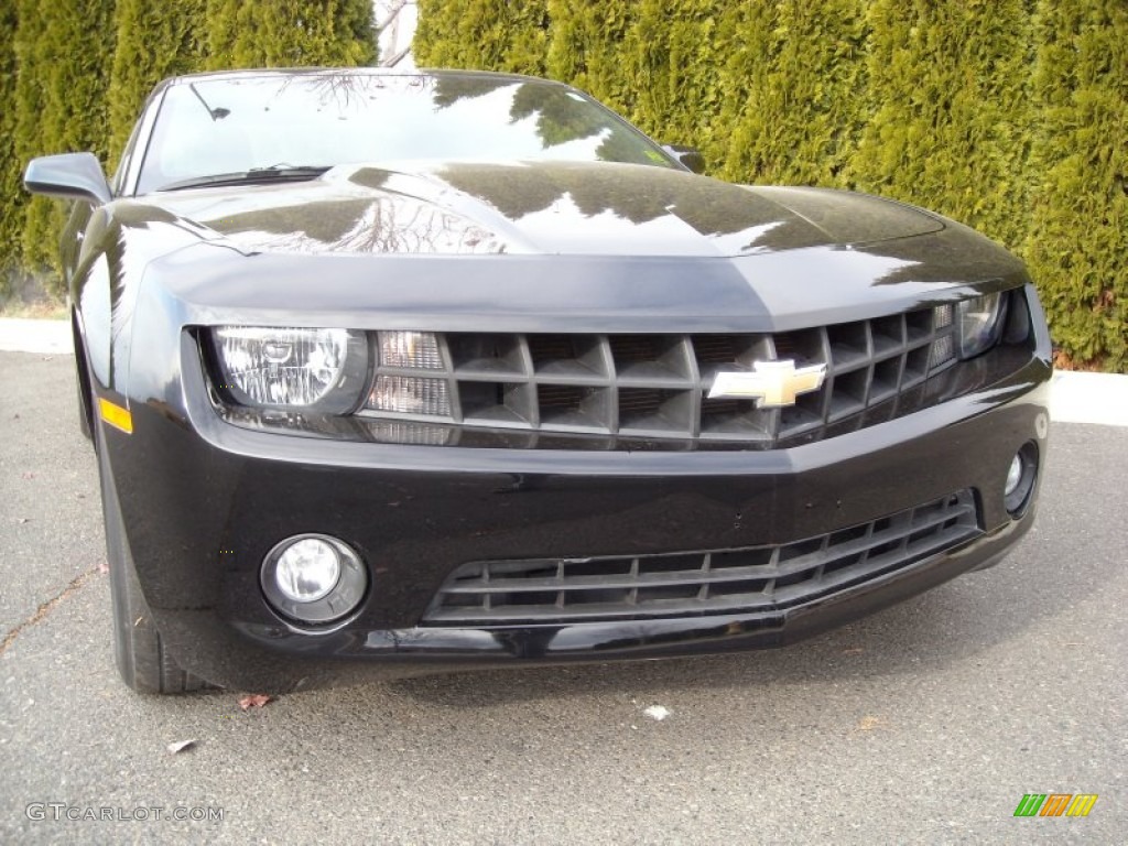 2011 Camaro LT Coupe - Black / Black photo #2