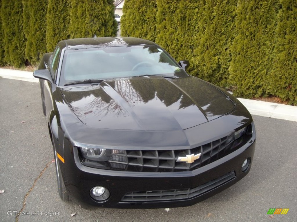 2011 Camaro LT Coupe - Black / Black photo #3