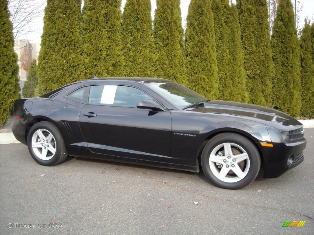 2011 Camaro LT Coupe - Black / Black photo #5
