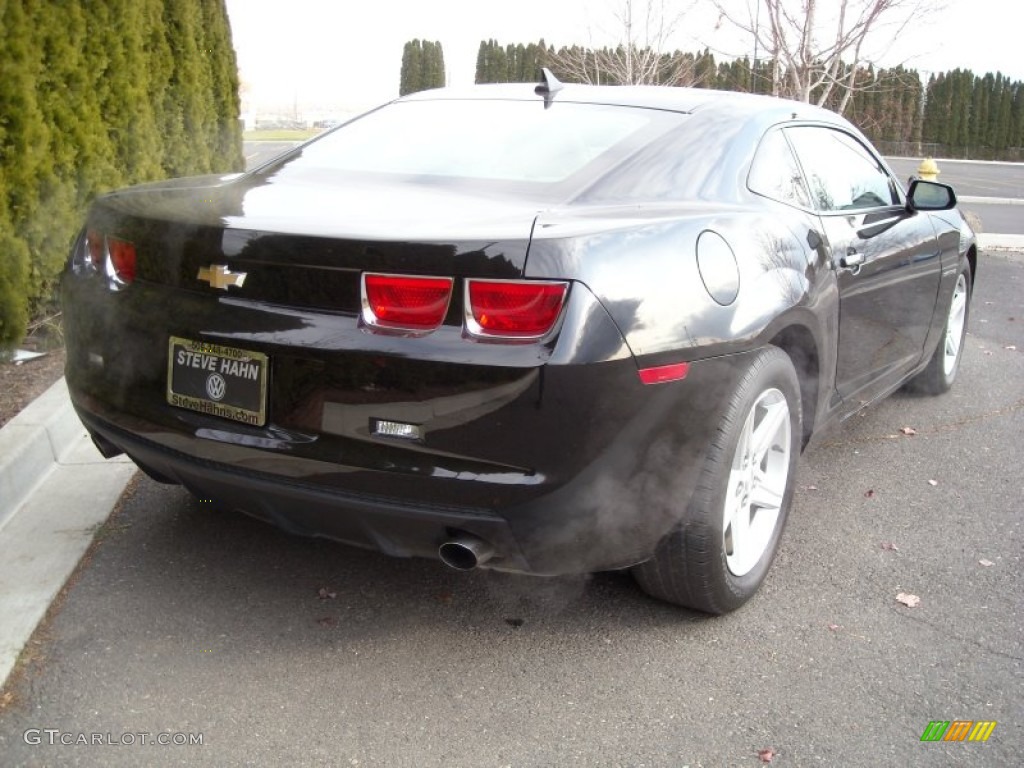 2011 Camaro LT Coupe - Black / Black photo #7