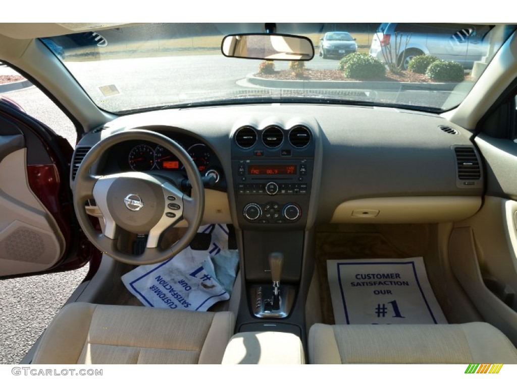 2012 Nissan Altima 2.5 S Blonde Dashboard Photo #74082905