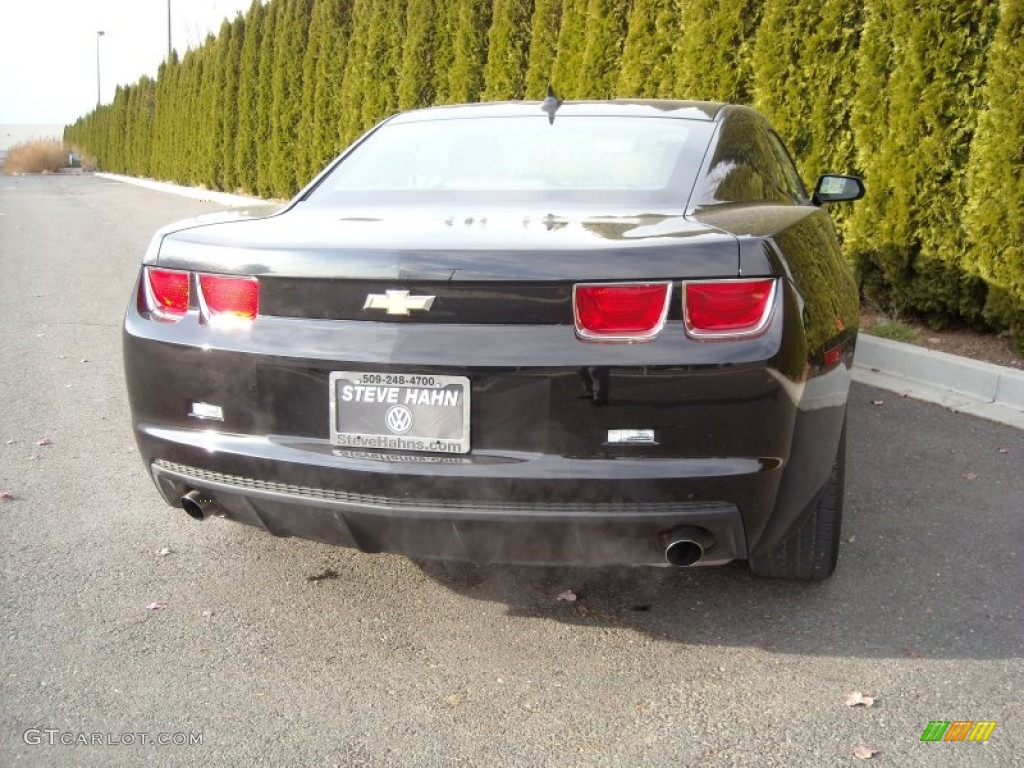 2011 Camaro LT Coupe - Black / Black photo #9