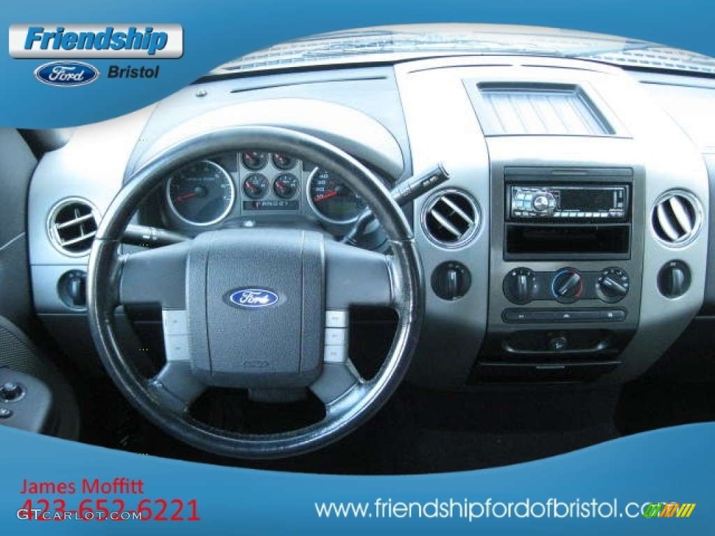 2004 F150 FX4 SuperCrew 4x4 - Medium Wedgewood Blue Metallic / Medium/Dark Flint photo #26