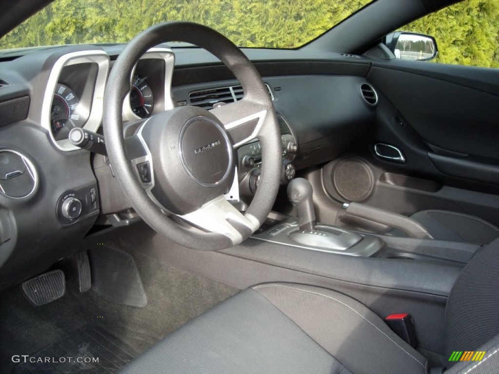 2011 Camaro LT Coupe - Black / Black photo #26