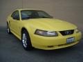 Zinc Yellow 2003 Ford Mustang V6 Coupe
