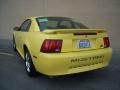 2003 Zinc Yellow Ford Mustang V6 Coupe  photo #5