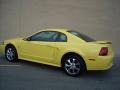 2003 Zinc Yellow Ford Mustang V6 Coupe  photo #7