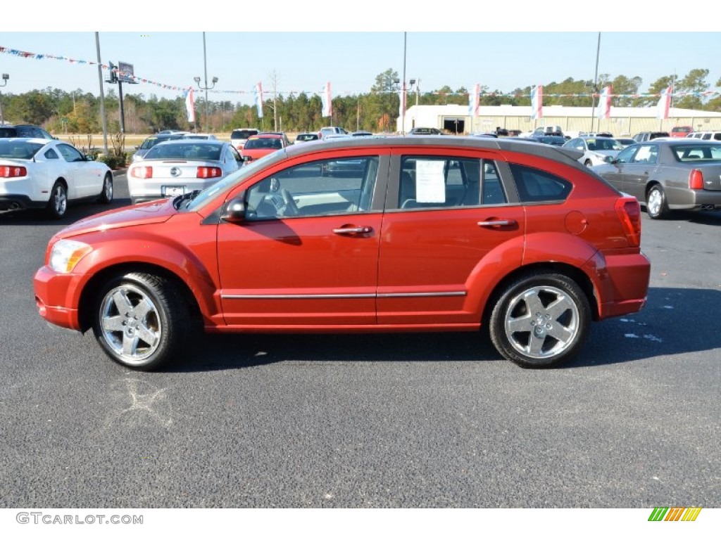 Inferno Red Crystal Pearl 2007 Dodge Caliber R/T AWD Exterior Photo #74083721